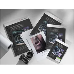 Hahnemühle Photo Pearl 61 cm x 25 m, 310 g (310 g/m2, 61 cm x 25 m, 25 Stk.), Fotopapier, Weiss