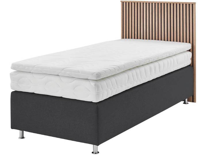 Westfalia Schlafkomfort Boxspringbett Quercus, wahlweise mit LED-Beluchtung, 3 Matratzenarten zur Auswahl