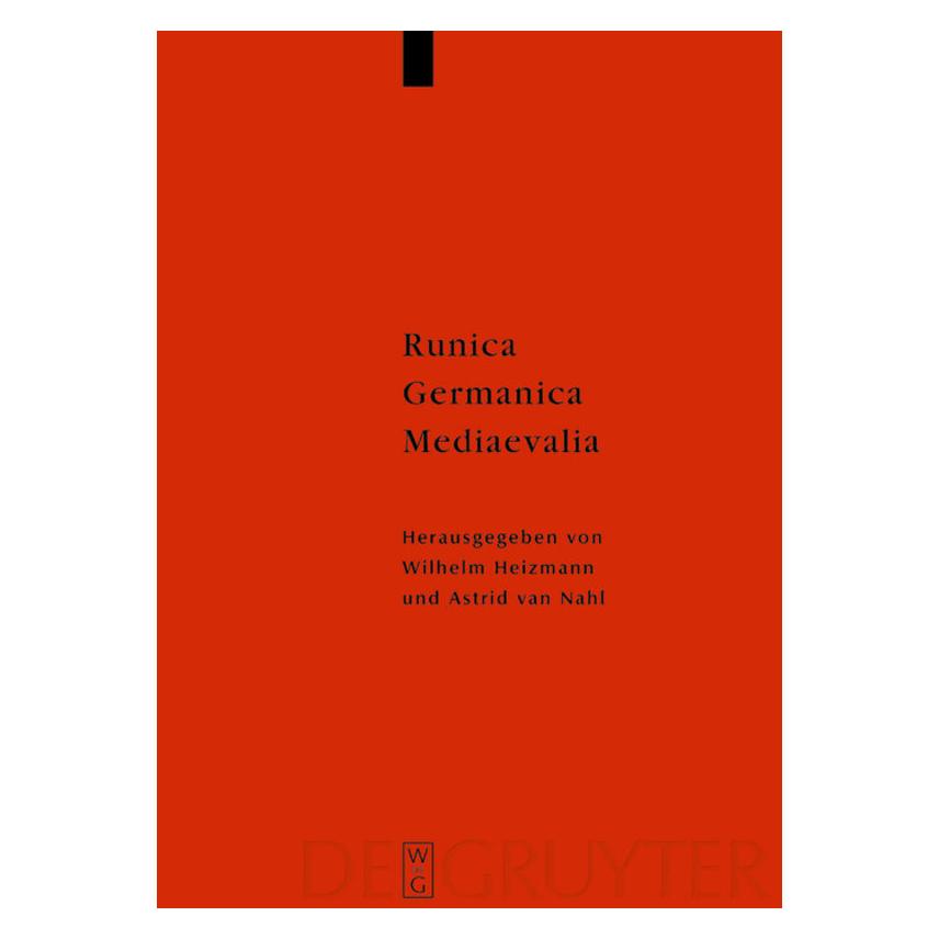De Gruyter Runica - Germanica - Mediaevalia (Deutsch, Hardcover) (66438888)