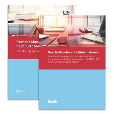 Paket Geschäftsrelevante Informationen und Records Management, Taschenbuch von Andreas Köller,Matthias Weber, DIN Media, 978-3-410-30604-7