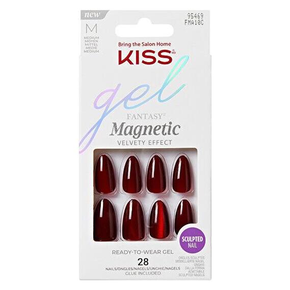 KISS Sztuczne paznokcie Gel Fantasy Magnetic (rozmiar:M) 1op.- 28szt (Kunstnägel) (70698474)