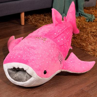 Handpicked Choices Shark Plush Toy Soft Stuffed Animal Pillow For Kids And Baby Gifts pink 55 Cm (21.65 Inches)