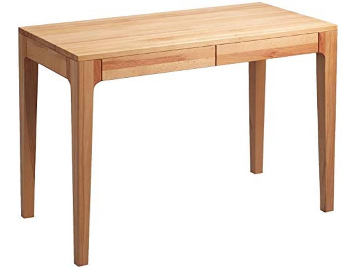 M2 Kollektion 610517 Schreibtisch / Sekretär / Konsolentisch Kona, Echtholz Kernbuche massiv geölt, mit Schubladen, 110x55cm, Höhe 76cm