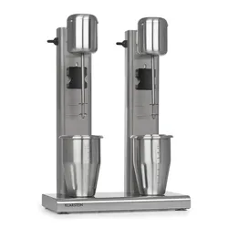 Kraftpaket II Doppel-Milchshake-Mixer Proteinshake 160W Edelstahl 160 W