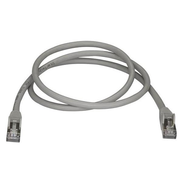 StarTech Patch Cable Cat6a 1m Grey (STP, CAT6a, 1 m) (6ASPAT1MGR)