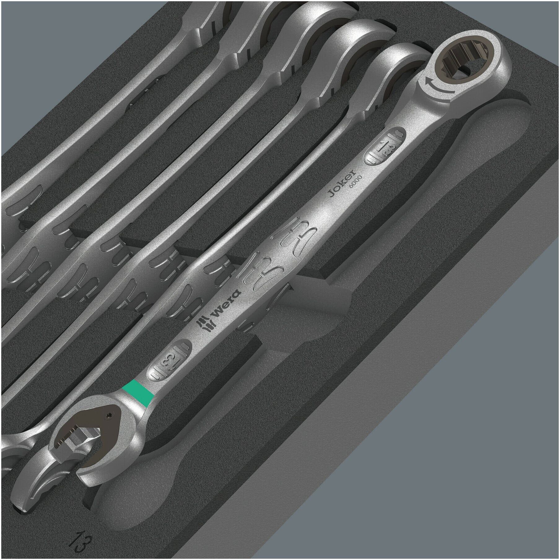 Wera 9730 Schaumstoffeinlage 6000 Joker Set 1, 11-teilig (05150120001)