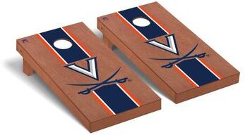 Skip's Garage Virginia UVA Cavaliers Wahoos Rosewood Cornhole Board Set