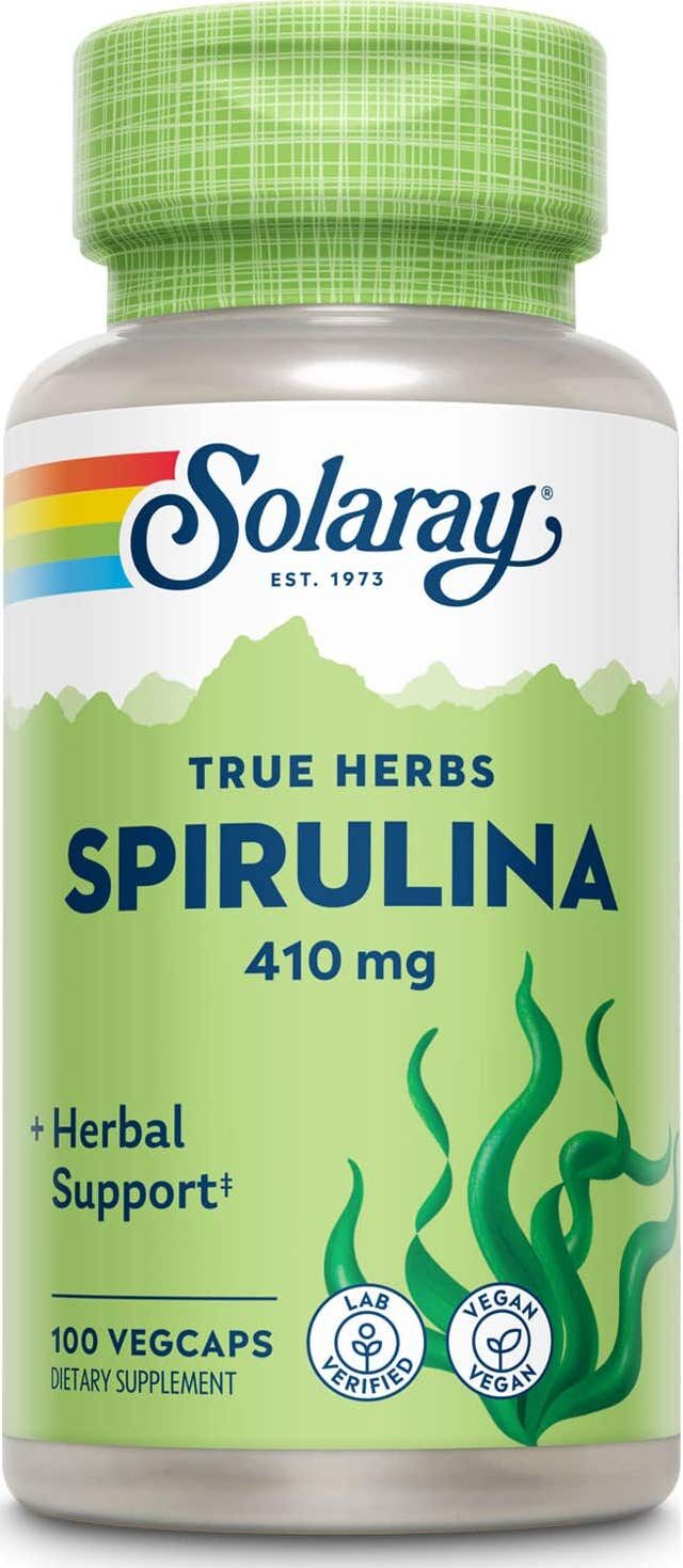SOLARAY Espirulina Cáps 410mg