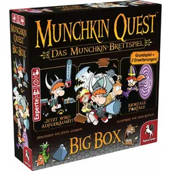 Pegasus Munchkin Quest - Brettspiel (Deutsch, 2 - 4 Spieler)