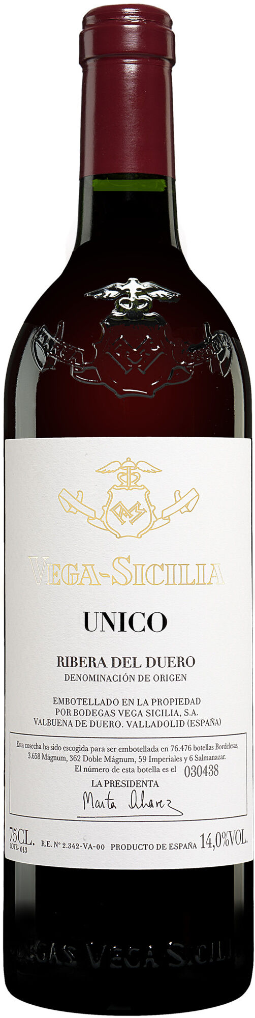 Vega+ Sicilia »Único« 2015 14.5% Vol. Rotwein Trocken aus Spanien
