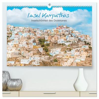 Insel Karpathos - Inselschönheit des Dodekanes (hochwertiger Premium Wandkalender 2027 DIN A2 quer), Kunstdruck in Hochglanz