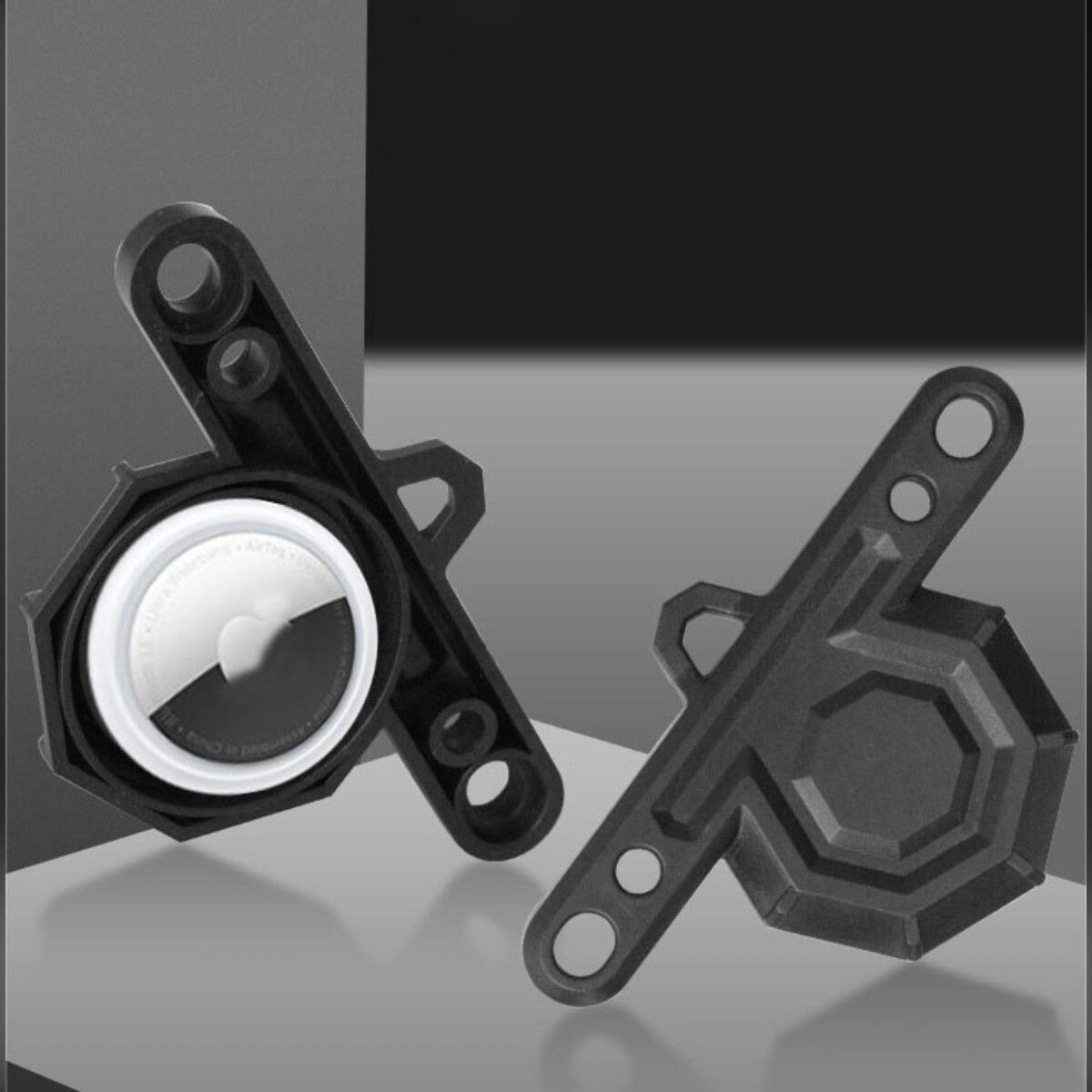 INF Support AirTag pour Vélo : Boîtier de Protection Antivol ABS pour Trackers de Vélo, compatible avec Apple AirTag Bleu