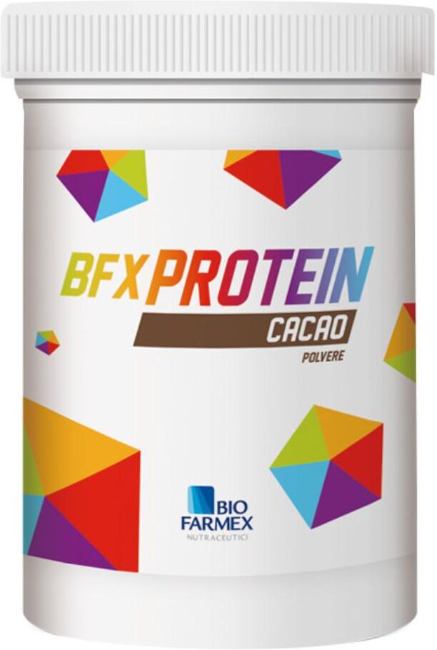 BIOFARMEX Srl BFX Protein Cacao 500g – Integratore proteico in polvere gusto cacao per sportivi