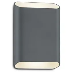 Helestra LED-Aussenwandleuchte Toco44 Aluminium Grau Graphit