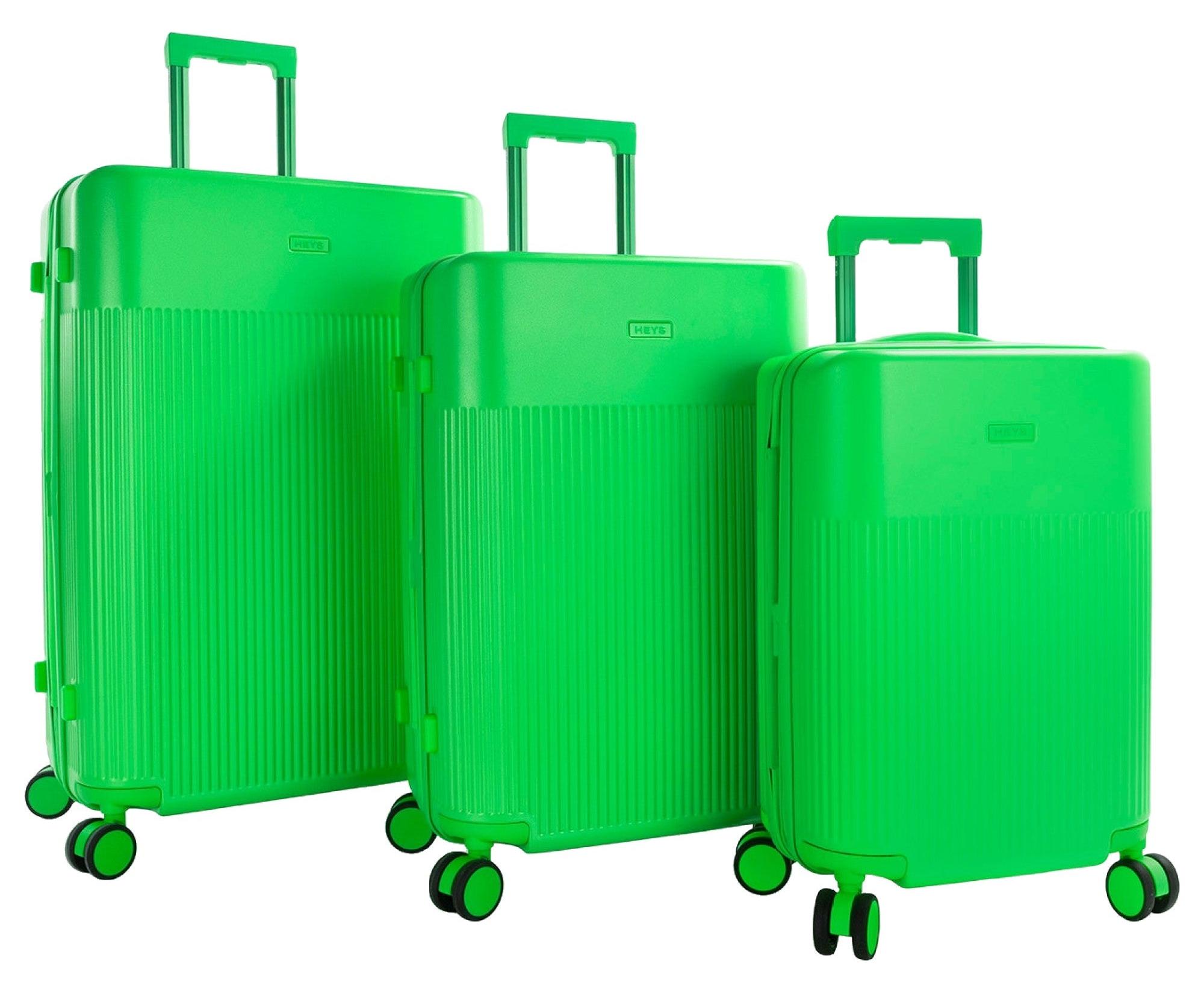 HEYS Trolley HiLite 3pc Set Island Green neongrün 74cm