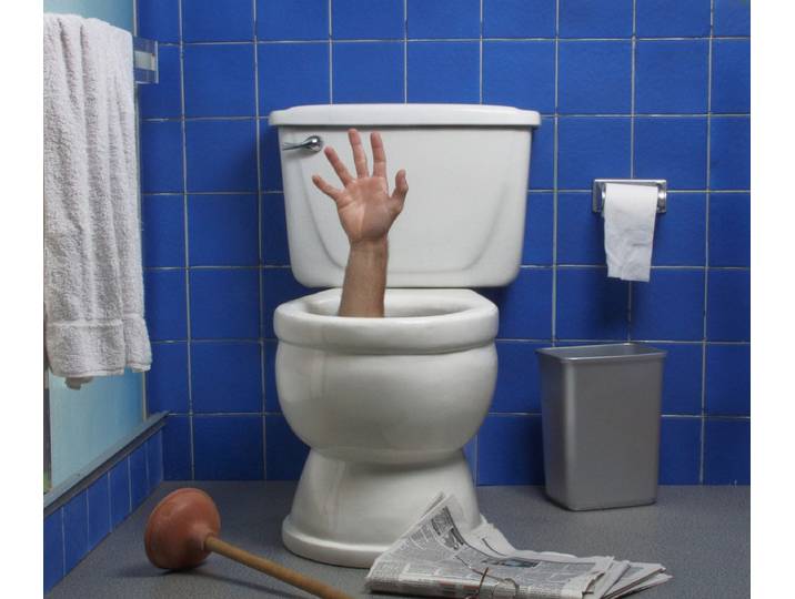 Papermoon Arm in Toilette