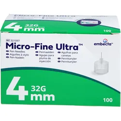 Micro-Fine Ultra Pen Nadeln 4Mm 32G 100 ST