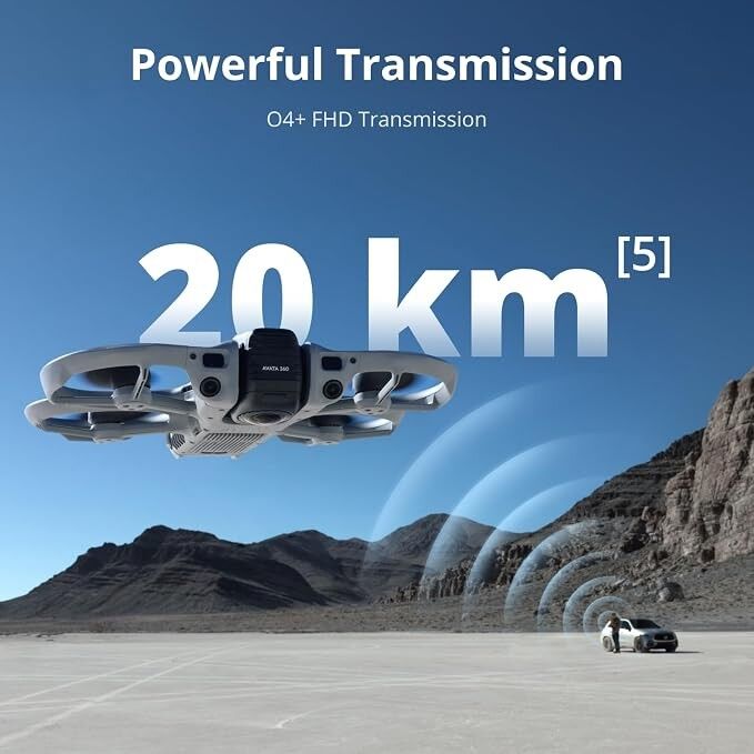 DJI Avata 360 Fly More Combo (RC 2) 8K 360° Camera Drone - Grey