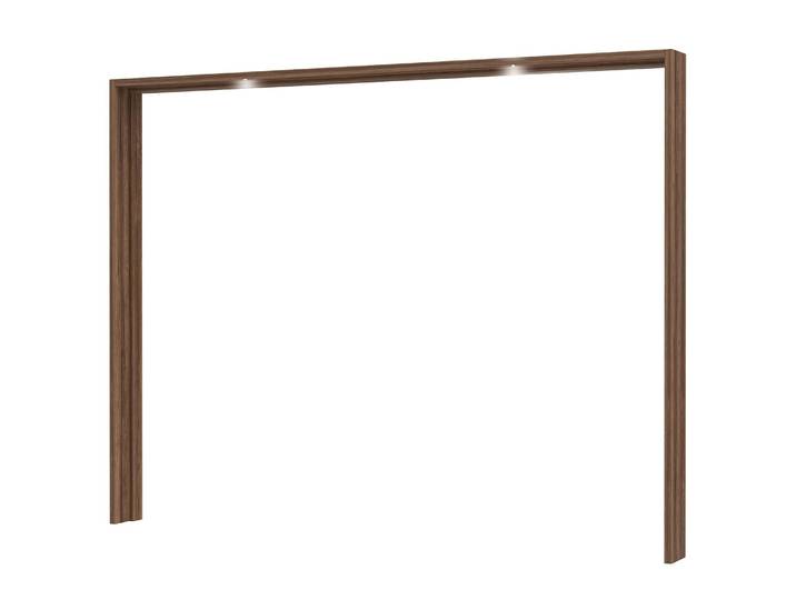 Passepartout Rubik II 281 x 215 x 24cm Braun/Schlammeiche Dekor mit Beleuchtung Spanplatte