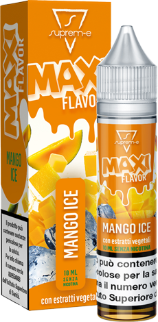 Suprem-e Mango Ice Maxi Flavor Liquido Mini Shot Mix 10ml Mango Ghiaccio