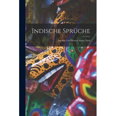Indische Sprüche, Taschenbuch von Anonymous, Legare Street Press, 978-1-01-805836-8