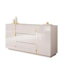 SIDEBOARD mit Schubladen ONYX Kaschmir Hochglanz