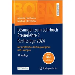Bornhofen:Lösungen zum Lehrbuch Steuerl, Schulbücher von Manfred Bornhofen, Martin C. Bornhofen