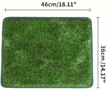 Inspired Finds Reusable Artificial Grass Dog Toilet Training Mat For Indoor & Outdoor Use m