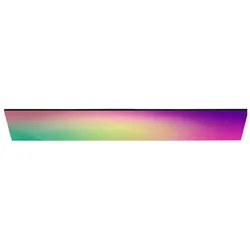 Müller Licht, Deckenleuchte, LED Panel tint LED-Panel Aris black, white+color, 120x30 cm 404091 (3500 lm)