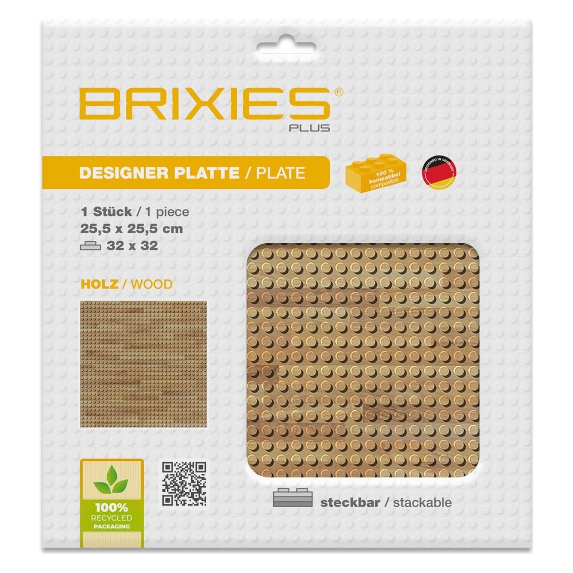 Brixies Bauplatte 32x32 Holz (225.002)