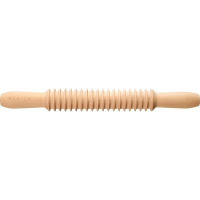 Teigrädchen WESTMARK "Pastaschneider »Fettuccine«", beige (braun), B:3,7cm H:3,7cm, Buchenholz, Schneidhilfen, 5 Jahre Garantie