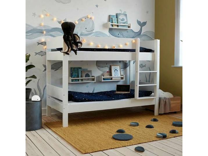 Etagenbett Tacora Buche teilmassiv mit Lattenrost 90x200cm