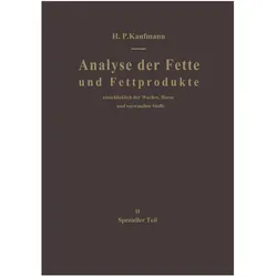 Analyse der Fette und Fettprodukte, Fachbücher