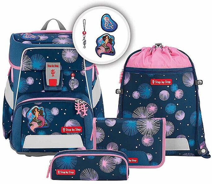 STEP BY STEP Schultaschen Set 5tlg - Space  Mermaid Delia  EG