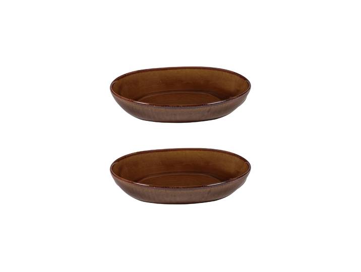 Serax - Assiette creuse OUT OF LINES - Marron - Grès émaillé - Designer Uncharted
