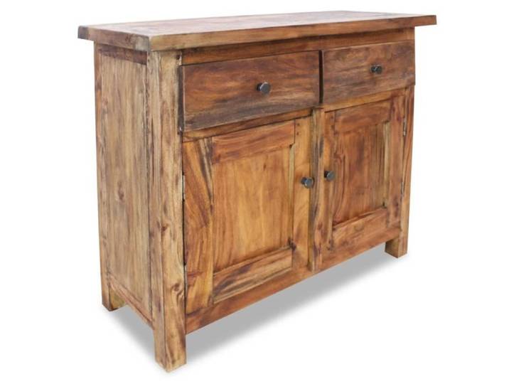 MMP&1235Ergonomique Buffet Salon - Buffet De Cuisine Décor Scandinave - Bahut bas Bahut Commode moderne Bois de récupération massif