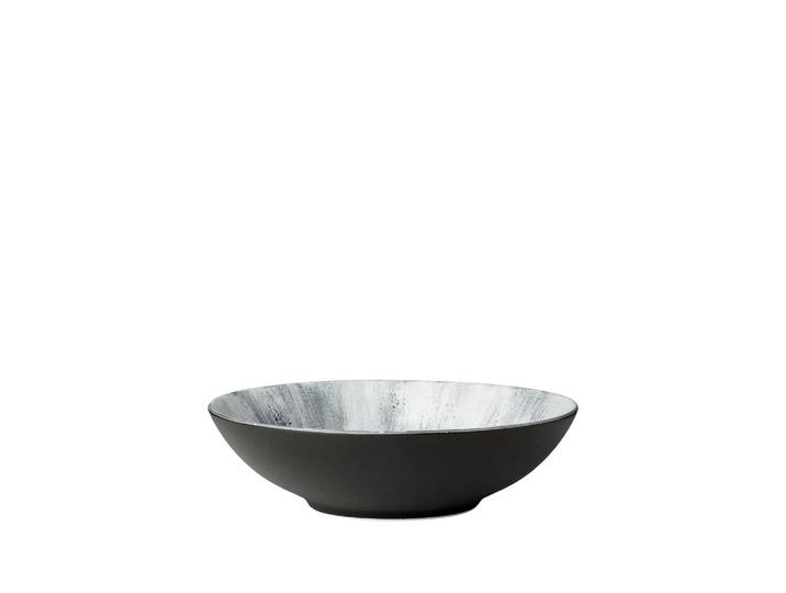 Dessertschale Lunasol Gaya Atelier Space Komet , schwarz, H:5,5cm Ø:19,5cm, Porzellan, Schüsseln, Dessertschale, Spülmaschinenfest