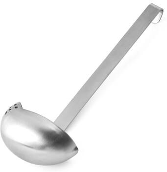 Amco Stainless Steel Straining Ladle - 6.5-ounce