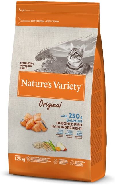 Nature's Variety Original Sterilized Cat Adult Salmão 1.25 Kg
