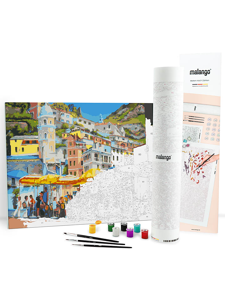 malango Malen nach Zahlen "Café in Vernazza" - ab 14 Jahren - onesize