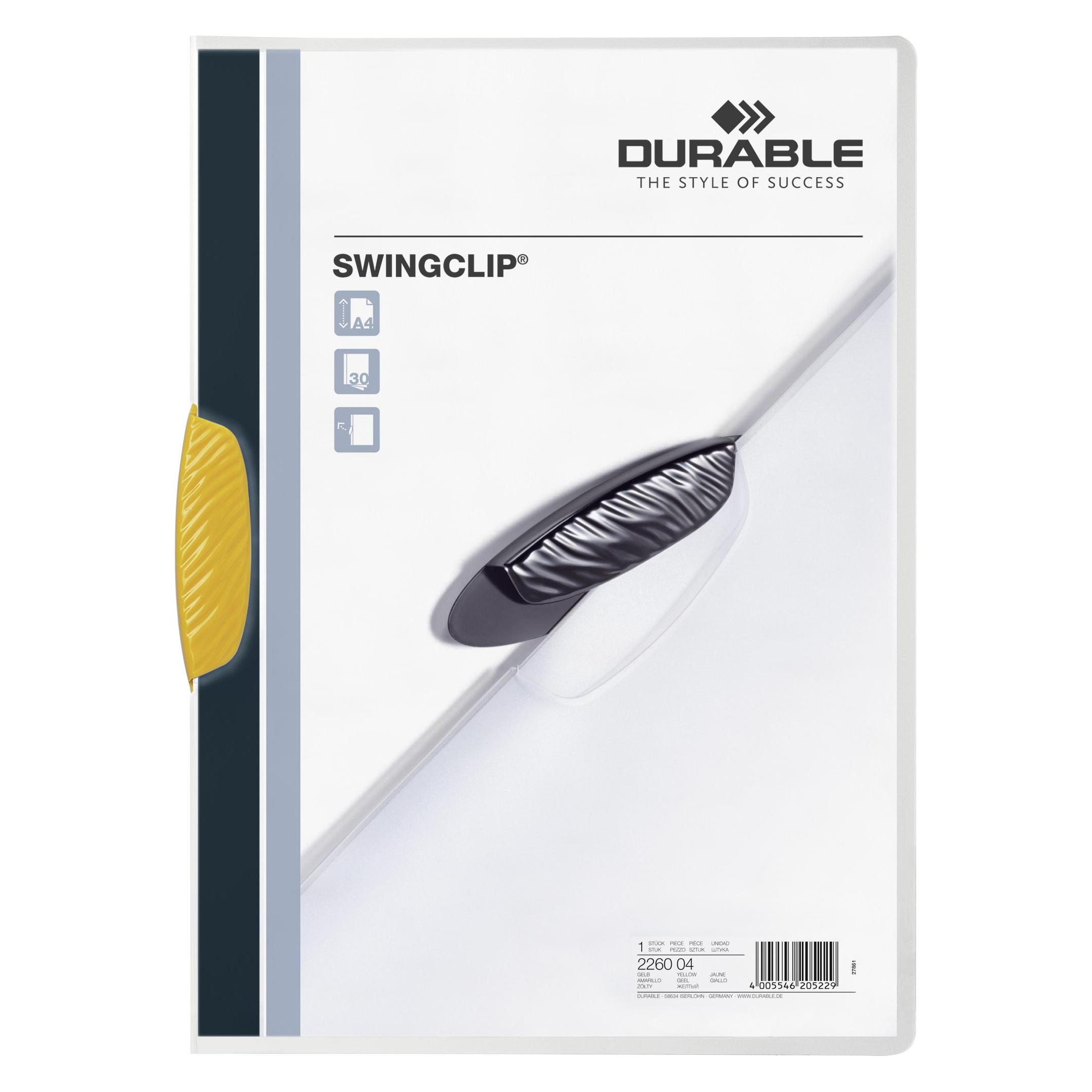 Durable Klemmhefter SWINGCLIP (A4, 1x) (2260/04)