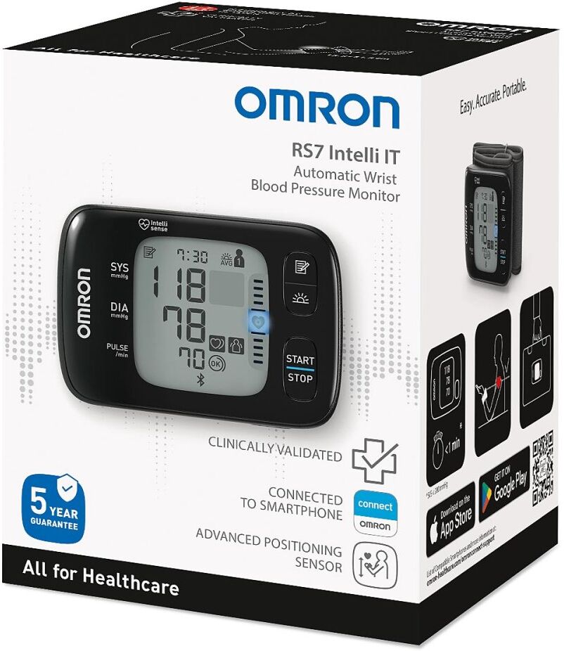 Omron RS7 Intelli IT Handgelenk-Blutdruckmessgerät 1stk
