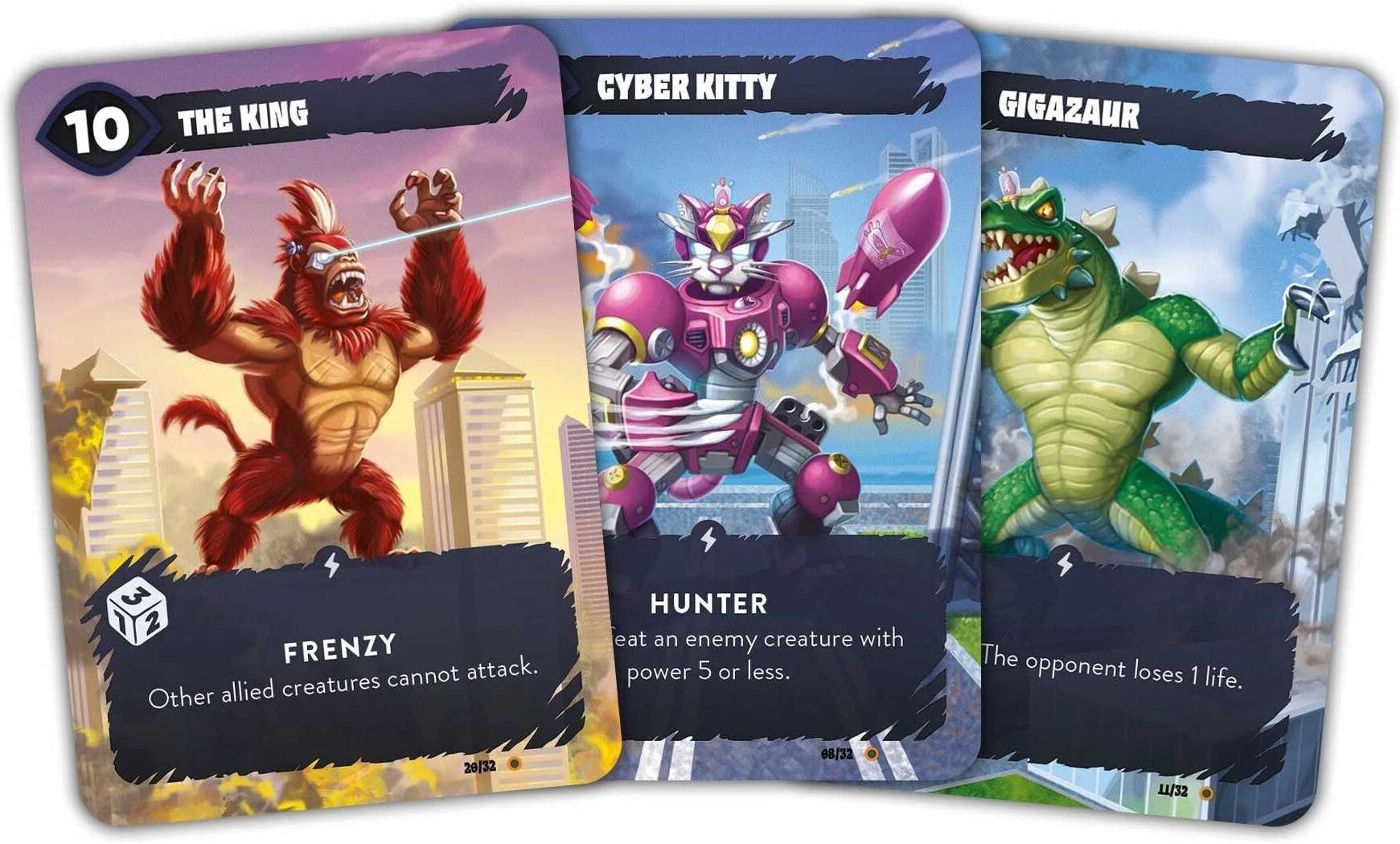 Mindbug x King of Tokyo - Crossover Board and Card Game, Ages 8+, Competitive Tabletop Play, Nerdlab