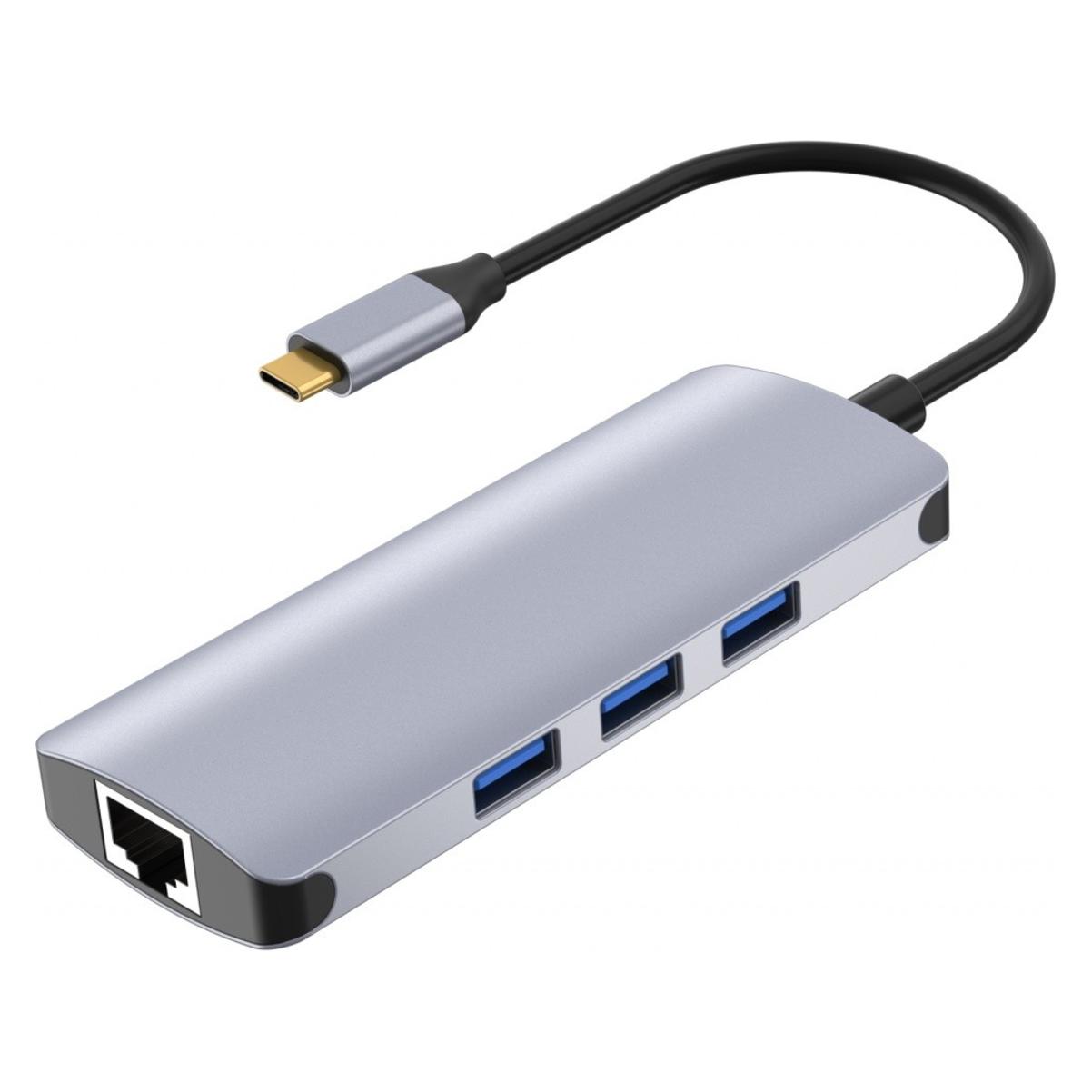 iBox IUH3RJ4K (USB-C, 7 Ports) (iuh3rj4k)