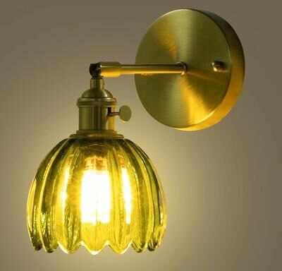 Multicon Wholesale Hub Nordic Green Metal Flower Wall Sconce Light For Bedroom Nordic Green Metal Flower Wall Sconce Light For Bedroom