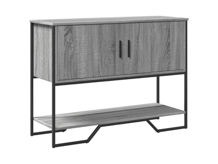 Table console sonoma gris 100x35x74 5 cm bois d'ingénierie bout de canapé table de couloir table console de 848537