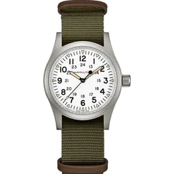 Hamilton Khaki Field Mechanical 42mm H69529913 - weiß,grün - 42mm