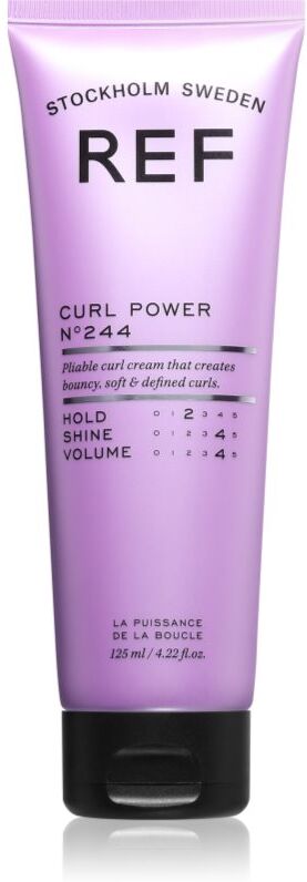 REF Curl Power N°244 crème de définition pour cheveux bouclés et frisés 125 ml