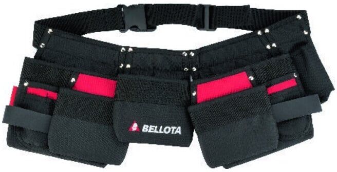 bellota Ceinture à outils, tissée, 7 poches, extra résistante (PN7BOL)