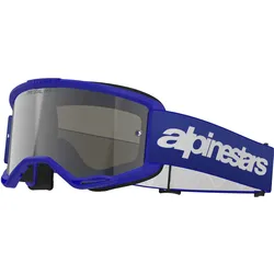 Alpinestars, Herren, Sportbrille, Goggle Vision 3 Wordmark Blu (Blau Spiegeln Silber, Blue Mirror, Silver), Blau
